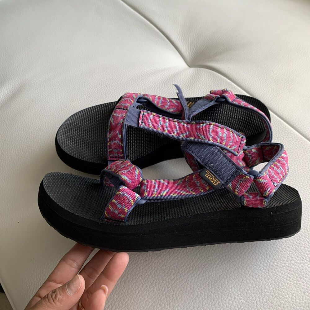 Teva midform universal strappy sandals triton raspberry sorbet womens Size 10 - Picture 2 of 7